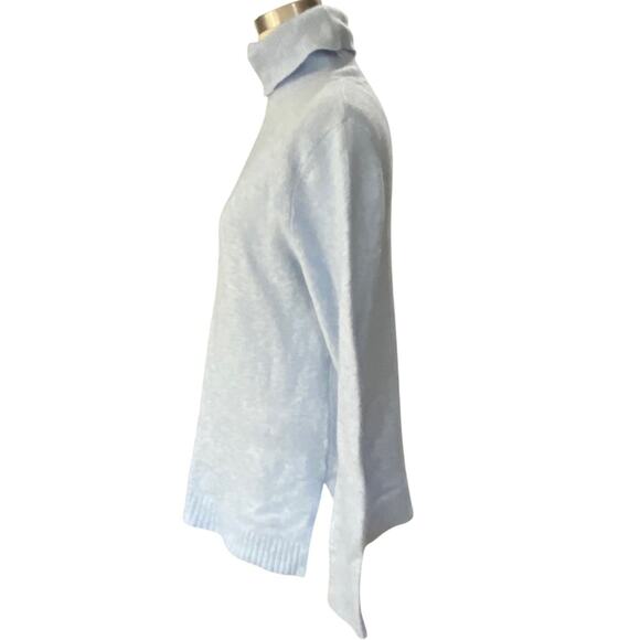 J. Crew extra Soft Sky Blue Turtleneck Sweater size Small - Picture 3 of 10